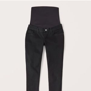Abercrombie Black Skinny Maternity Jeans